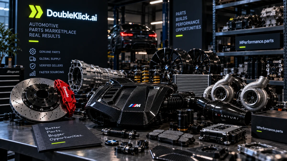 Automotive parts e-commerce platform with product and inventory views
